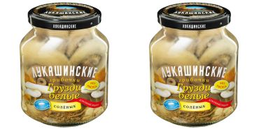 Lukashinskie Salted white milk mushrooms 340g x2